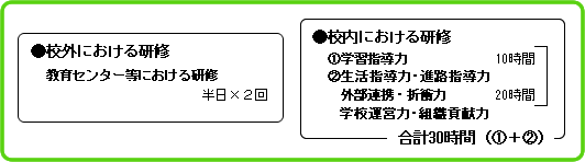 3年次研修 体系図